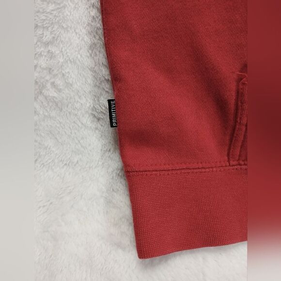 Primitive X DragonBall Z Red Embroided Hoodie Mens Size Medium Sweatshirt - Picture 5 of 12